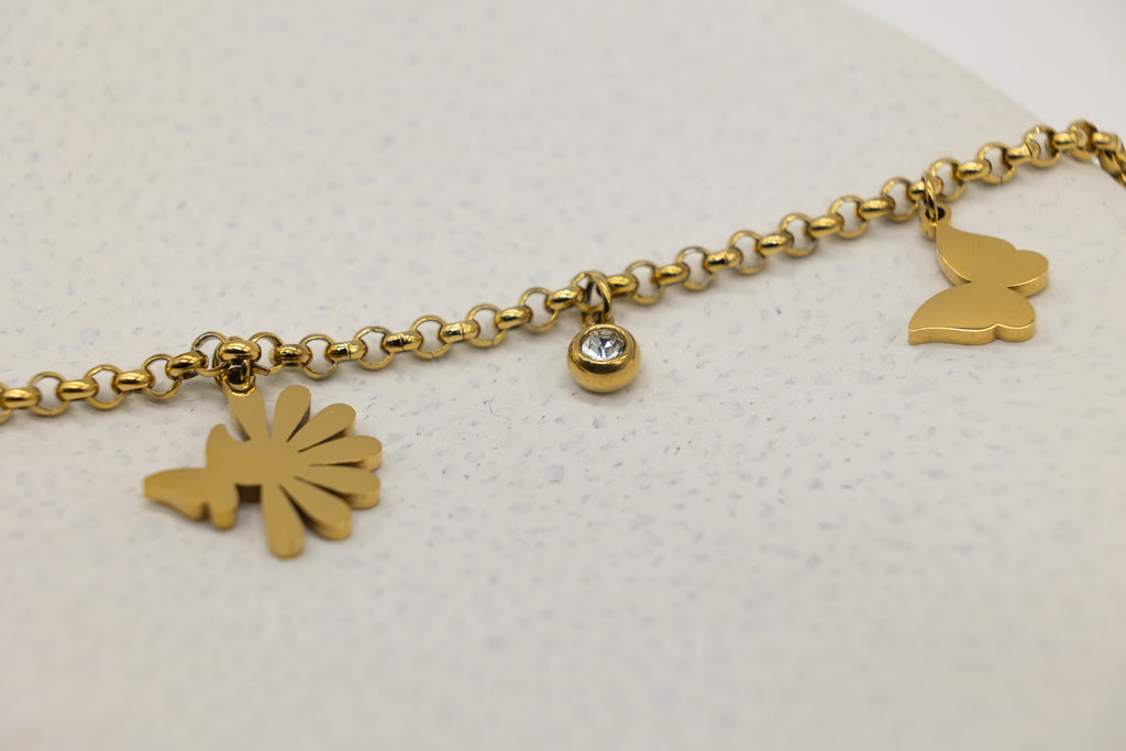 Minimal Butterfly Bracelet
