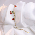 Cherry Bow Bracelet