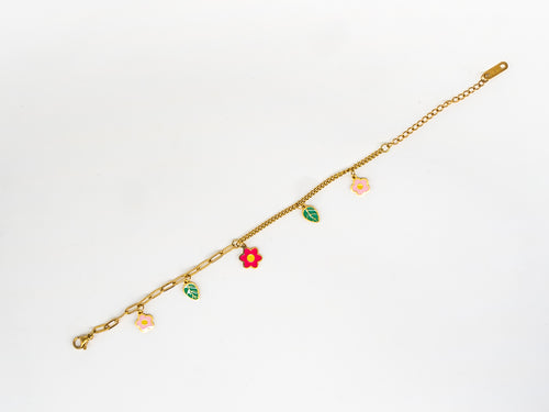 Bloom Flower Chain Bracelet