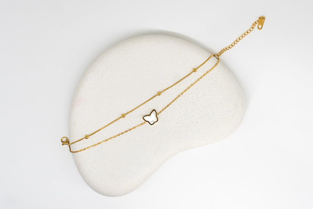 Butterfly Duo Chain Bracelet