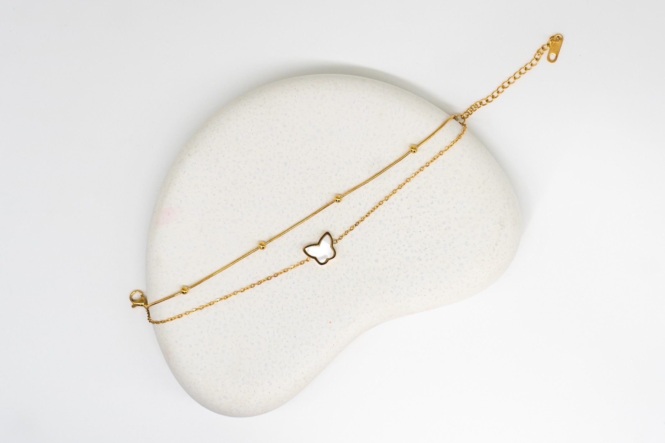 Butterfly Duo Chain Bracelet