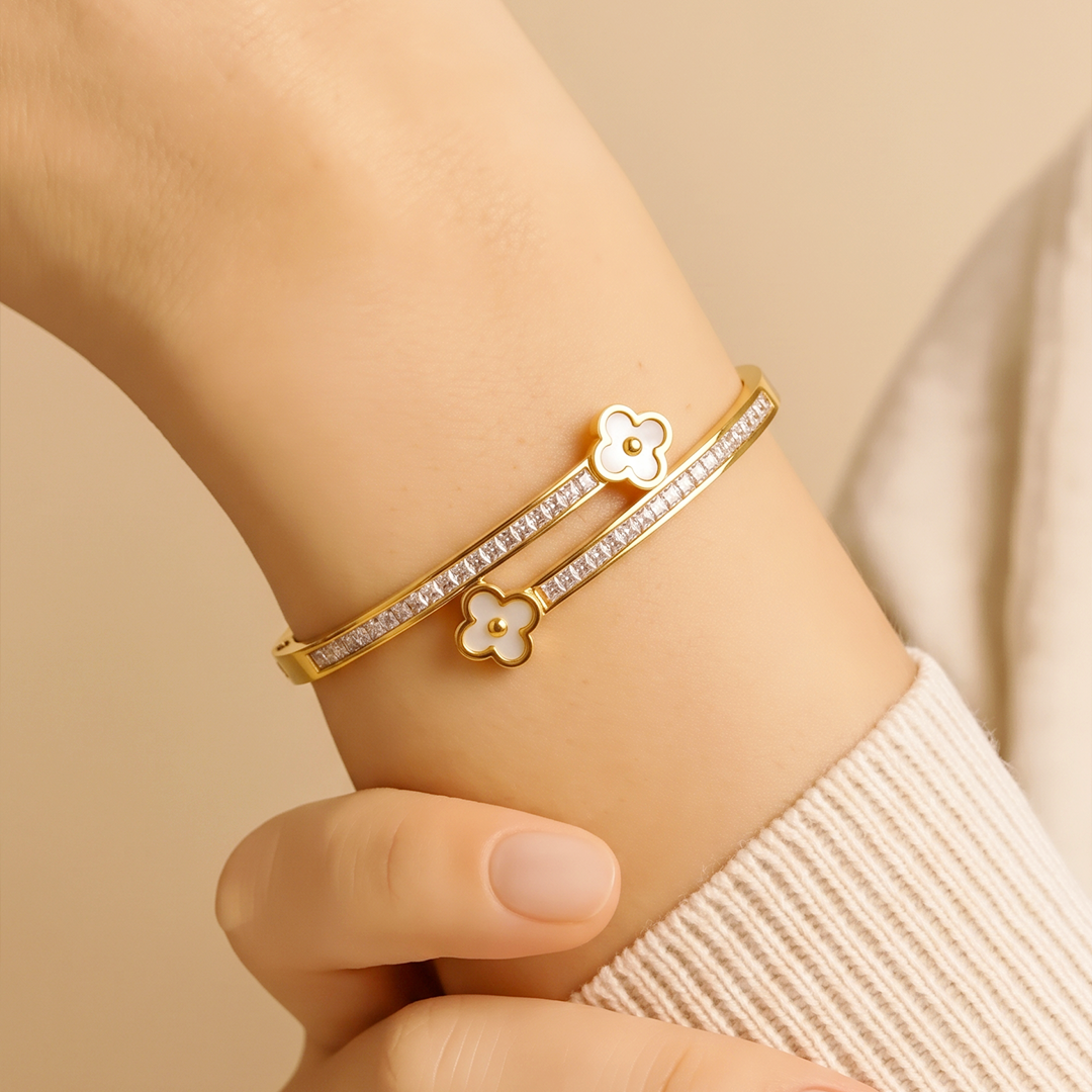 Bloom Tennis Cuff