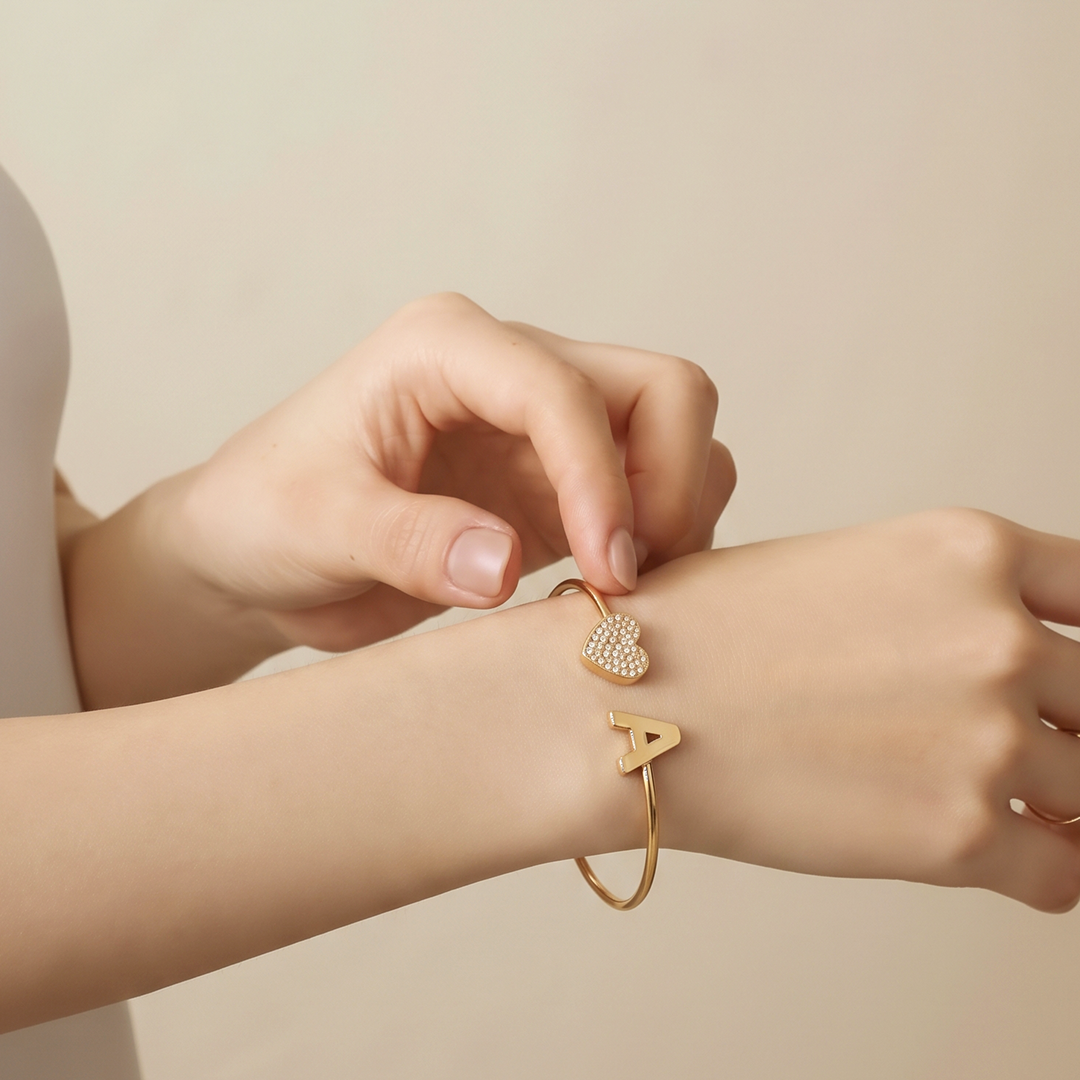 Adore Initial Cuff