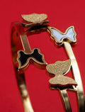 Black Butterfly Open Cuff