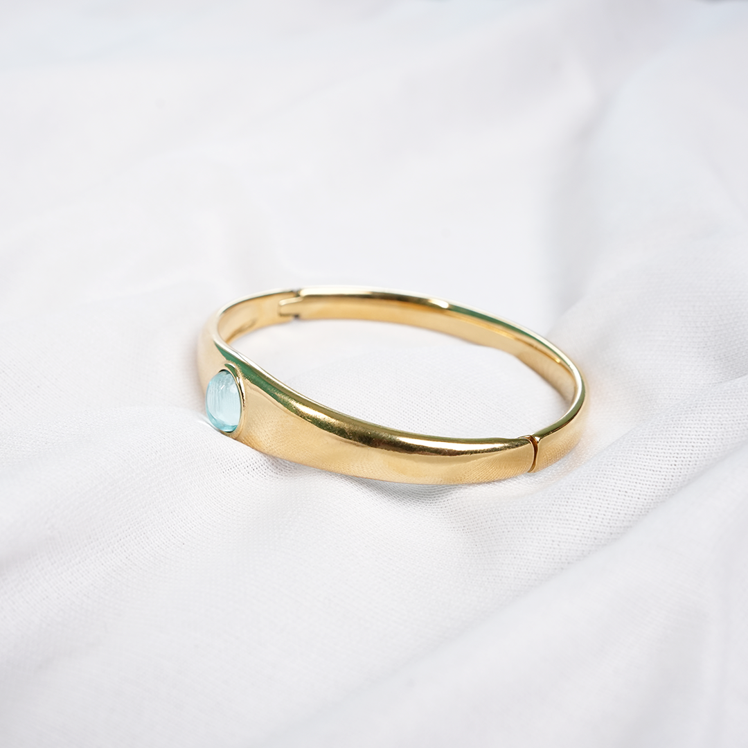 Azure Glow Cuff