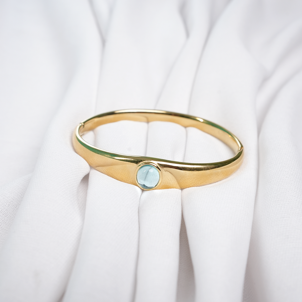 Azure Glow Cuff