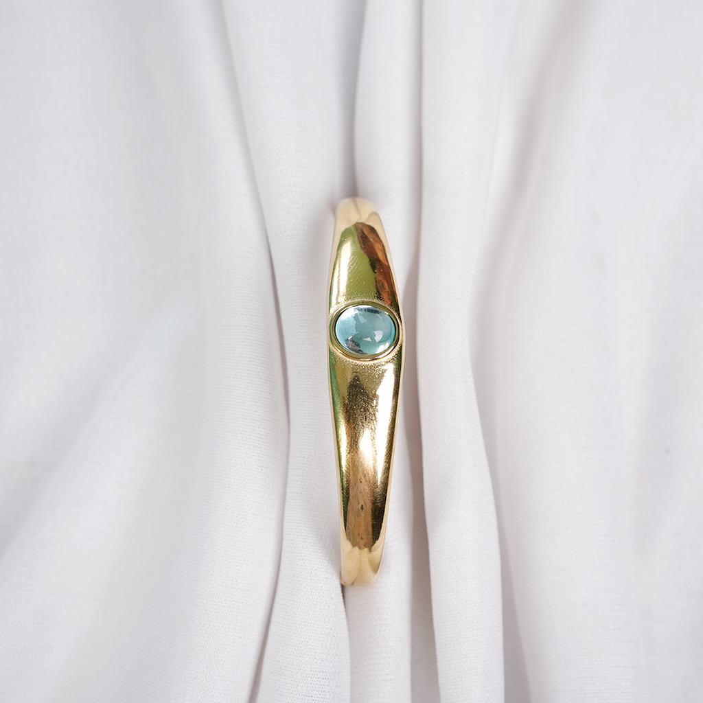Azure Glow Cuff