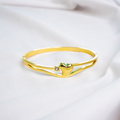 Golden Heart Cuff