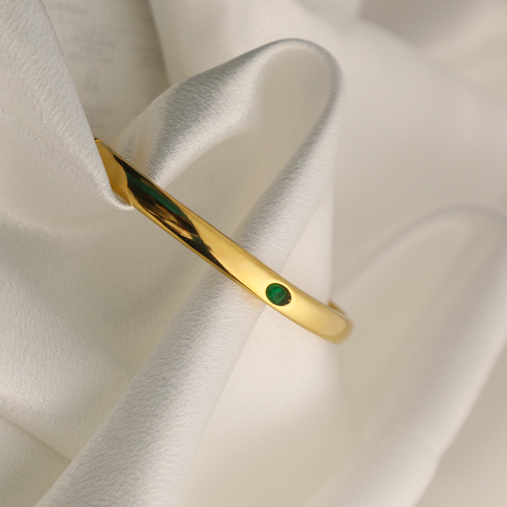 Emerald Touch Cuff