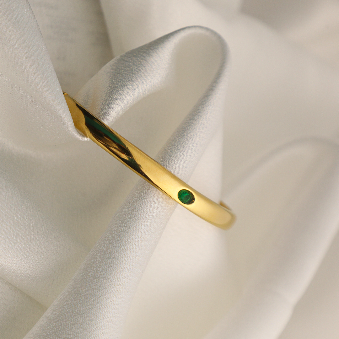 Emerald Touch Cuff