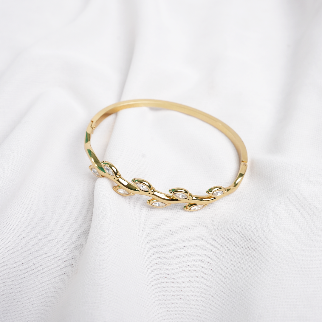 Ivory Leaf Cuff