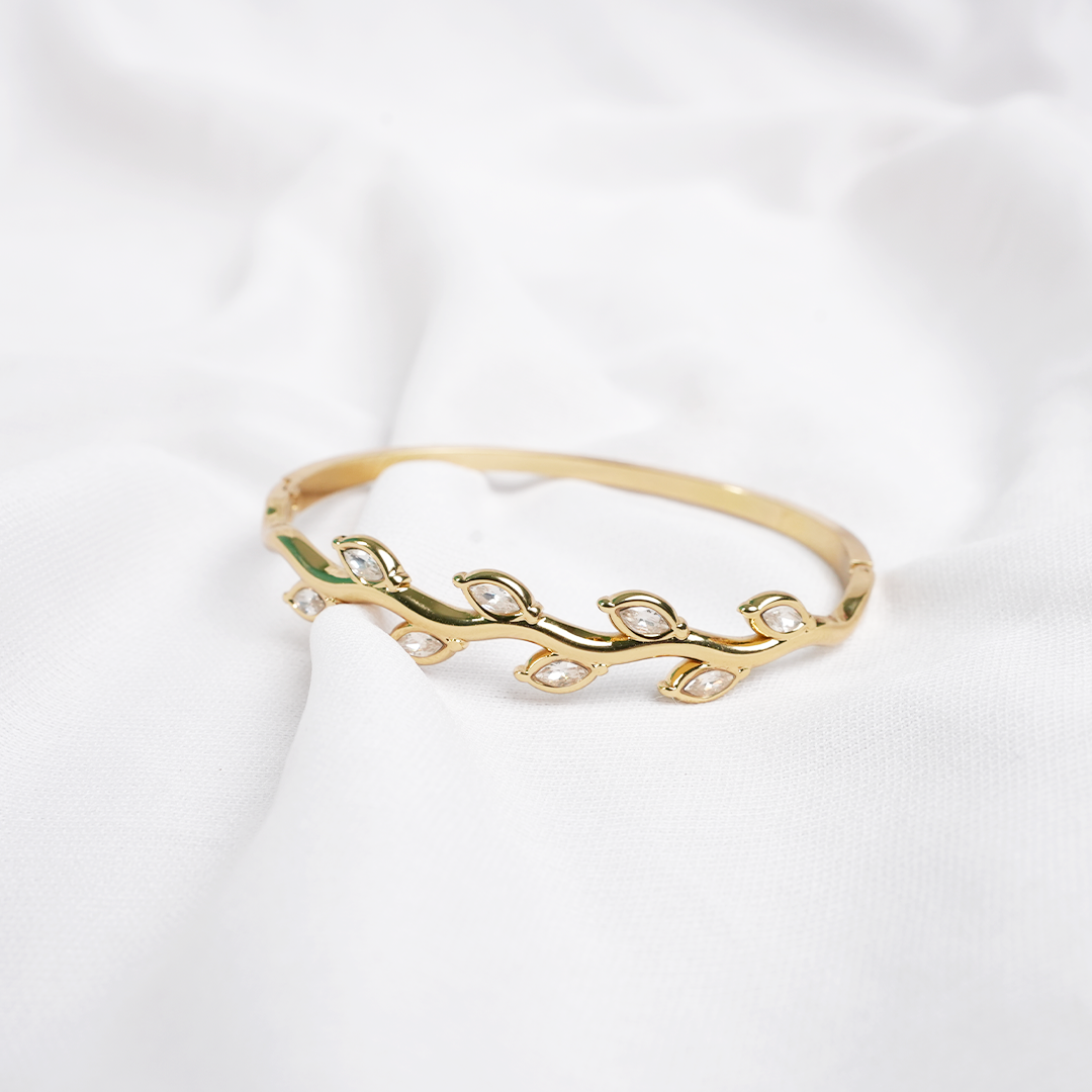 Ivory Leaf Cuff