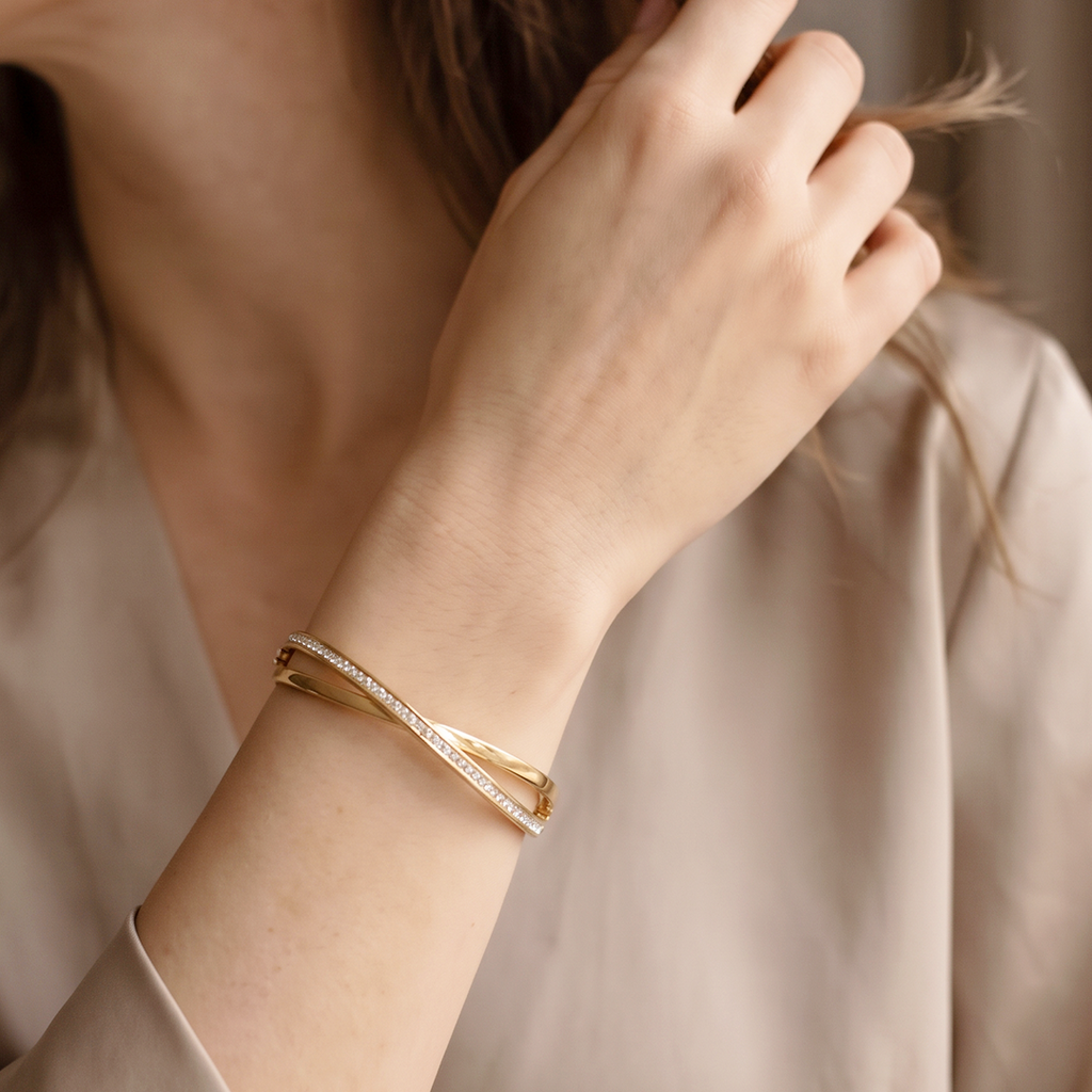 Pearl Enamel Cuff