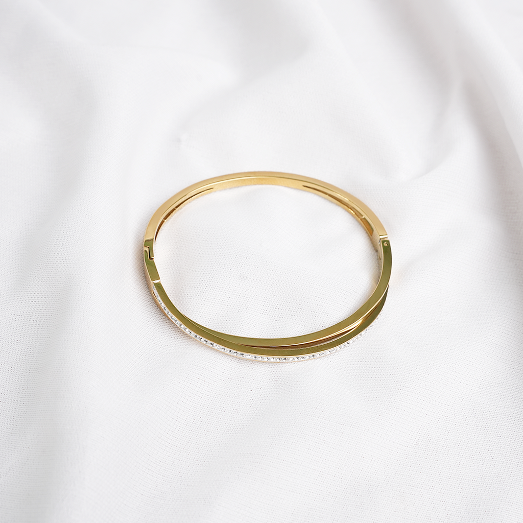 Pearl Enamel Cuff