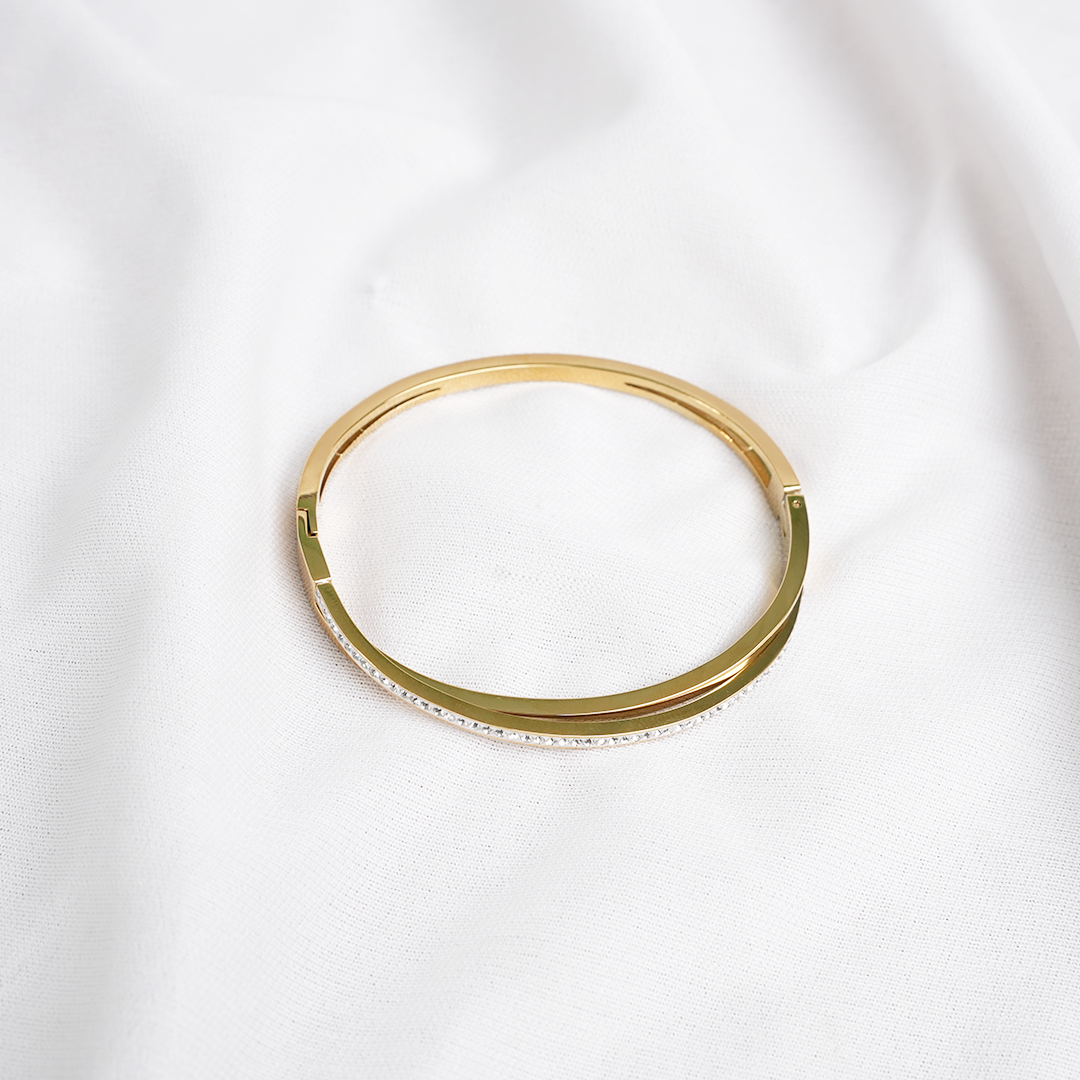 Pearl Enamel Cuff