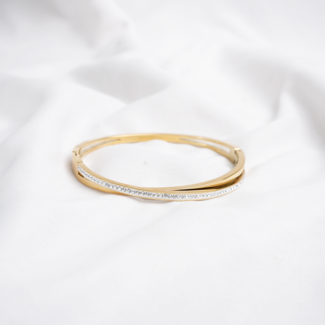 Pearl Enamel Cuff