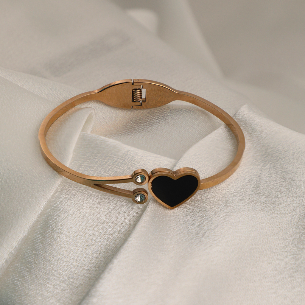 Midnight Heart Cuff