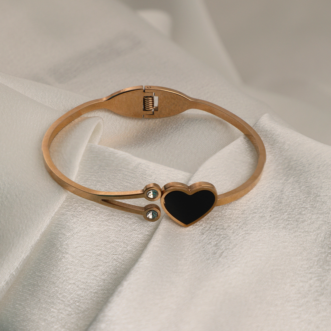Midnight Heart Cuff