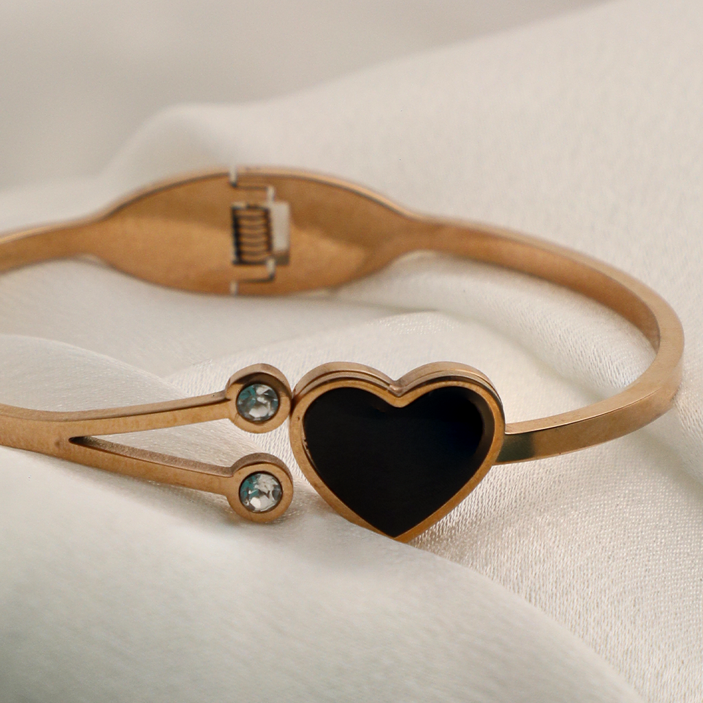 Midnight Heart Cuff
