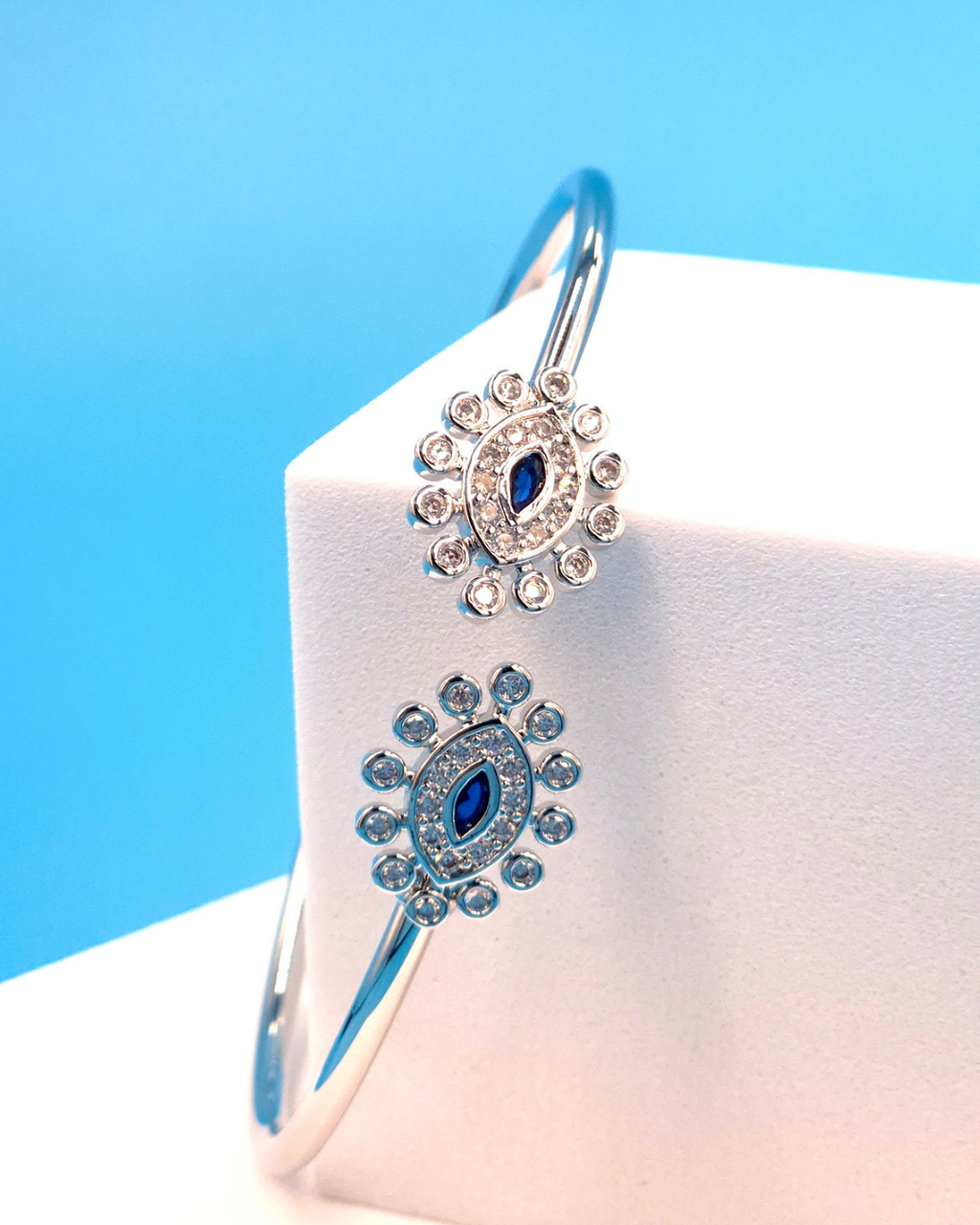 Azure Duo Stone Bracelet