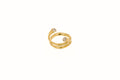 Twin Stone Ring Gold