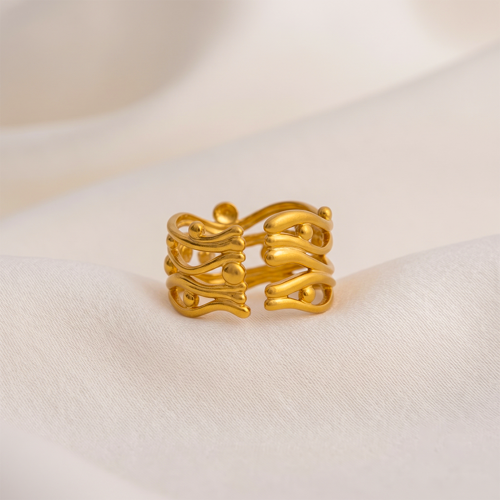 Ocean Metal Ring