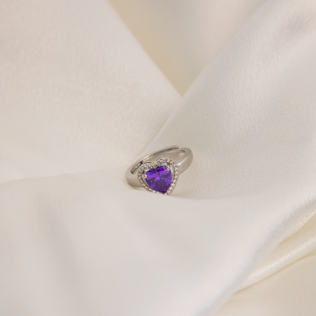 Violet Love Ring