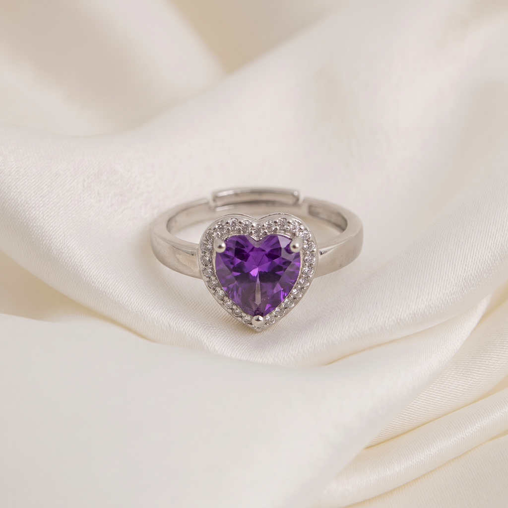 Violet Love Ring
