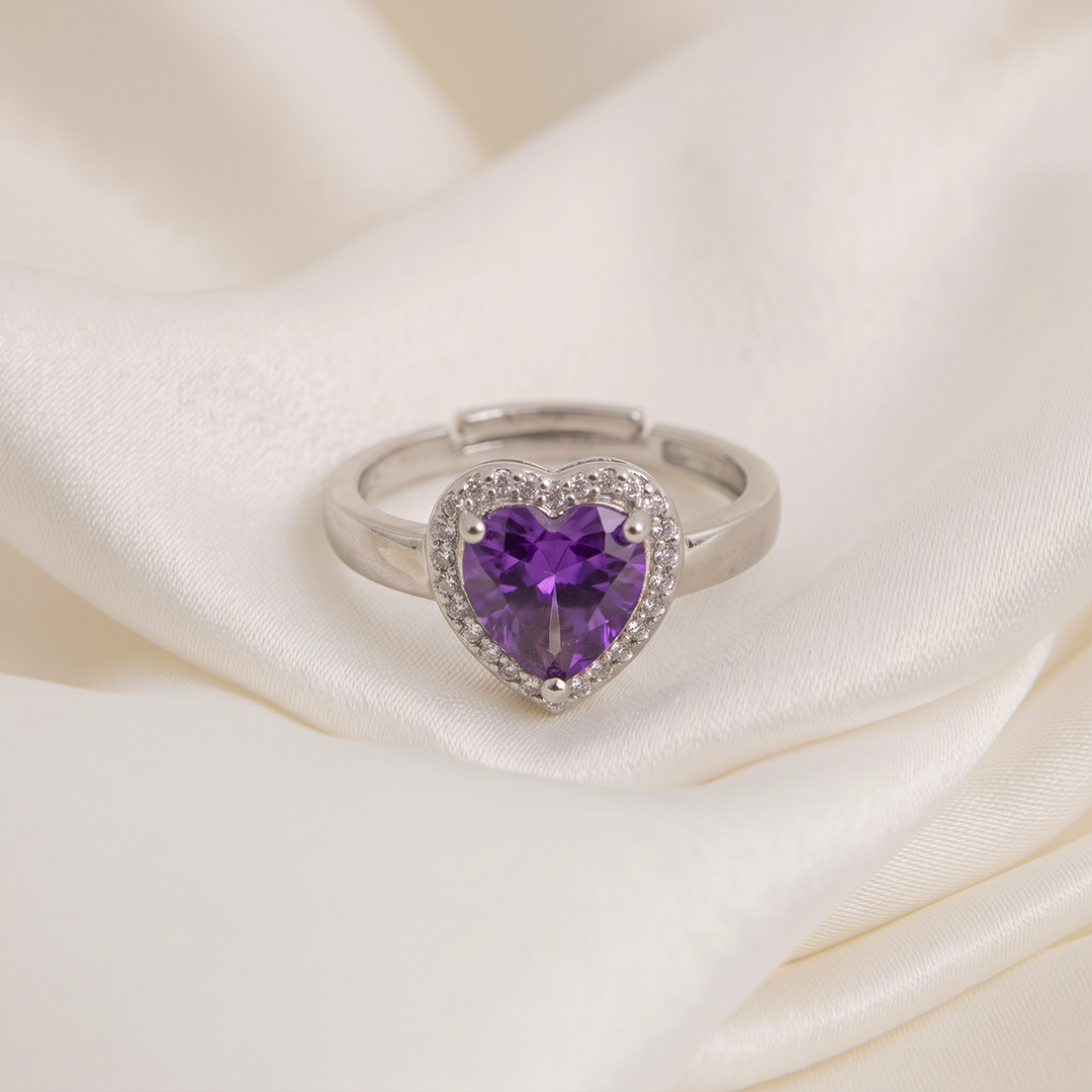 Violet Love Ring